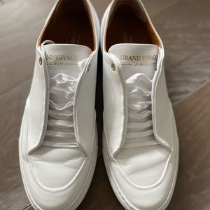 Men’s Grand Voyage Avedon White Leather Sneaker